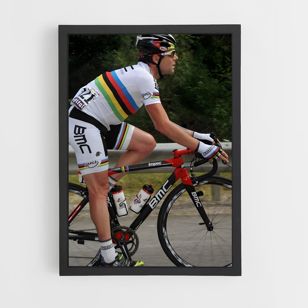 Poster Cadel evans – affiche Cyclisme (vue 2)